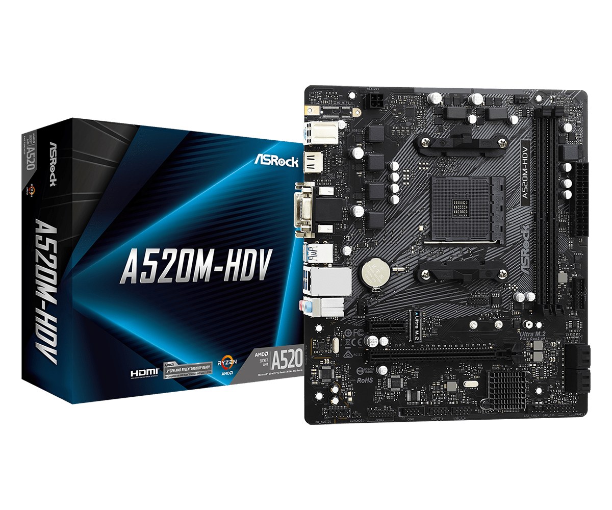 Cartes mères — ASRock A520M-HDV