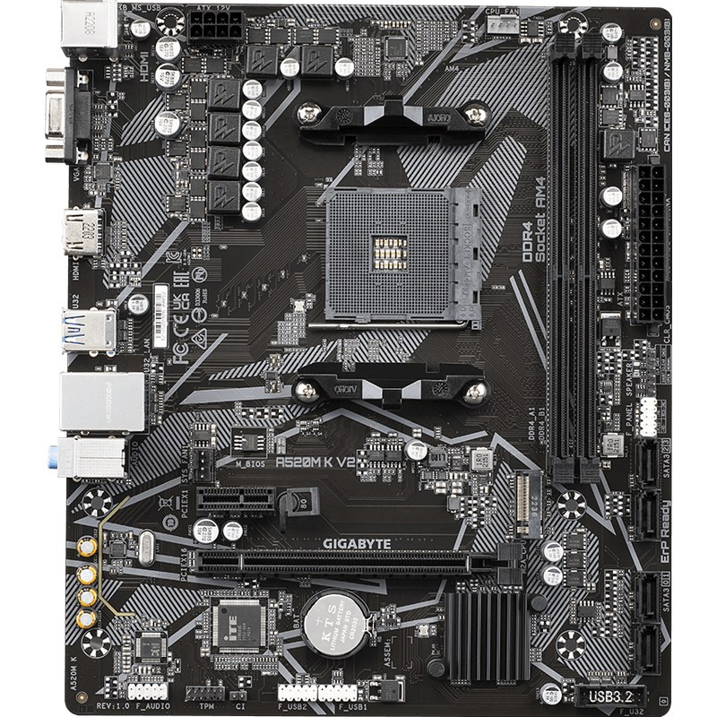 Mainboards — Gigabyte A520M K V2