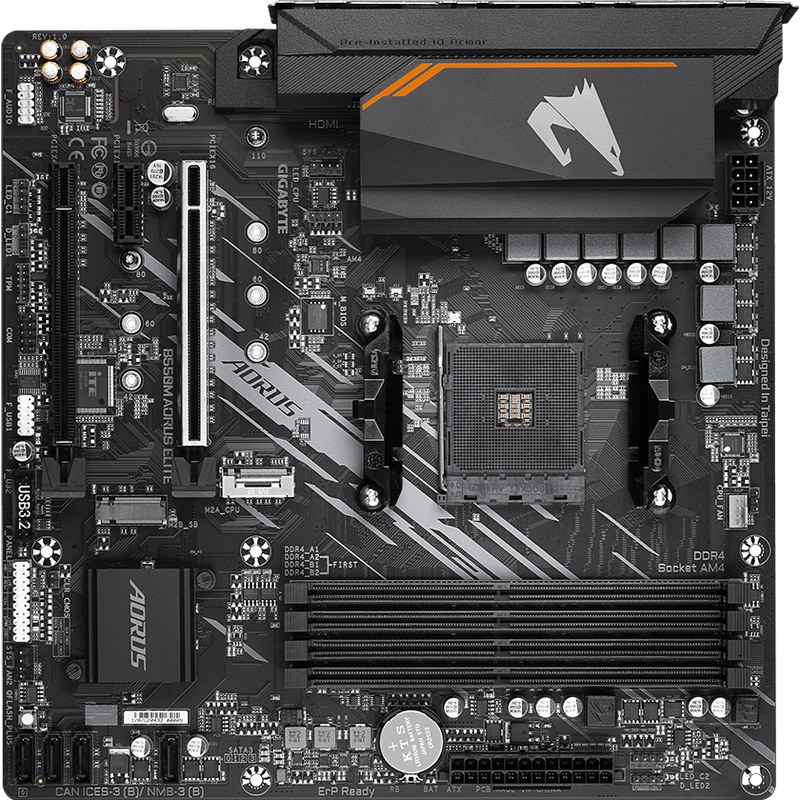 Cartes mères — Gigabyte B550M AORUS Elite