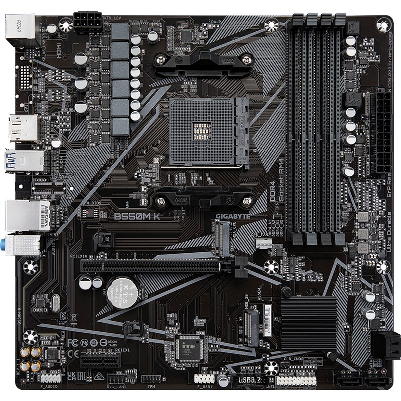 Motherboards — Gigabyte B550M K