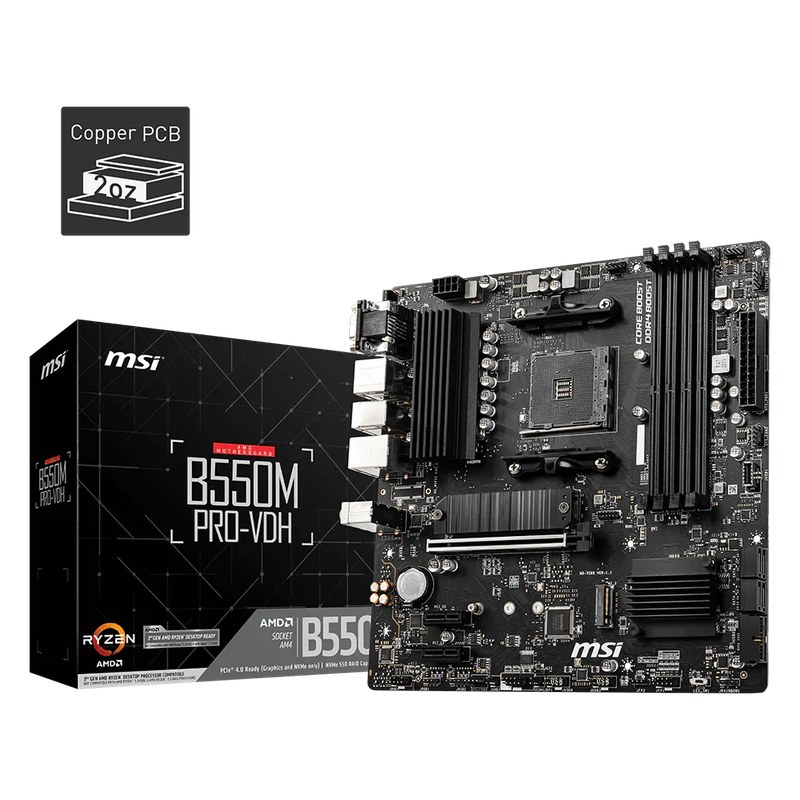 Cartes mères — MSI B550M Pro-VDH