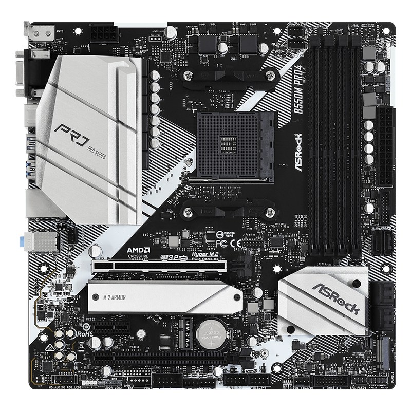 Motherboards — ASRock B550M Pro4