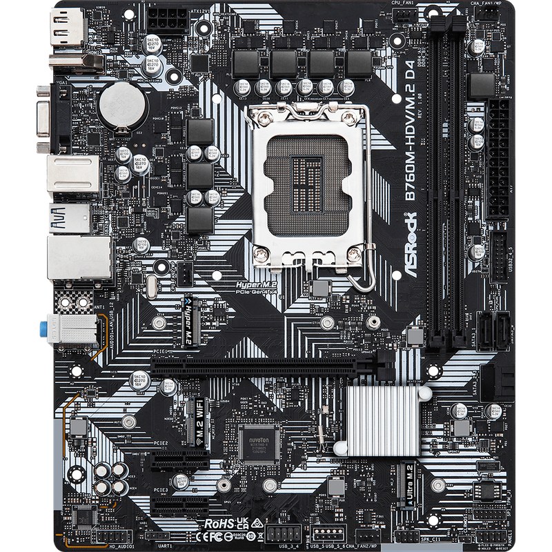 Cartes mères — ASRock B760M-HDV/M.2 D4