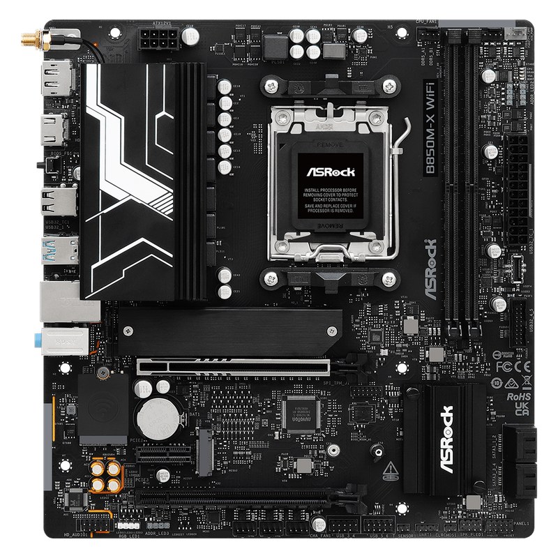 Cartes mères — ASRock B850M-X WiFi R2.0