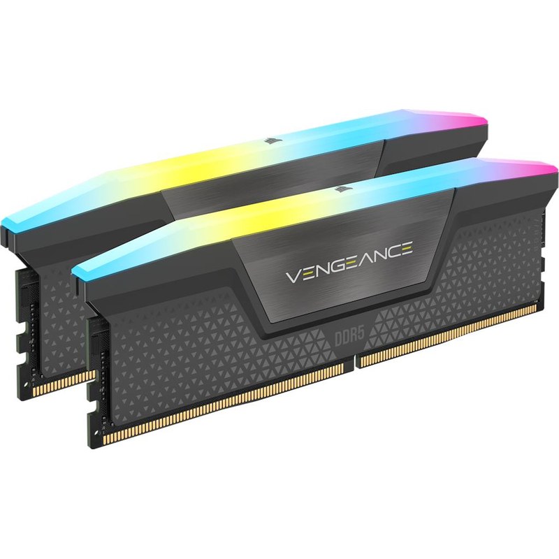 Mémoire RAM — Corsair Vengeance RGB Grey 64 Go DDR5-6000 CL30