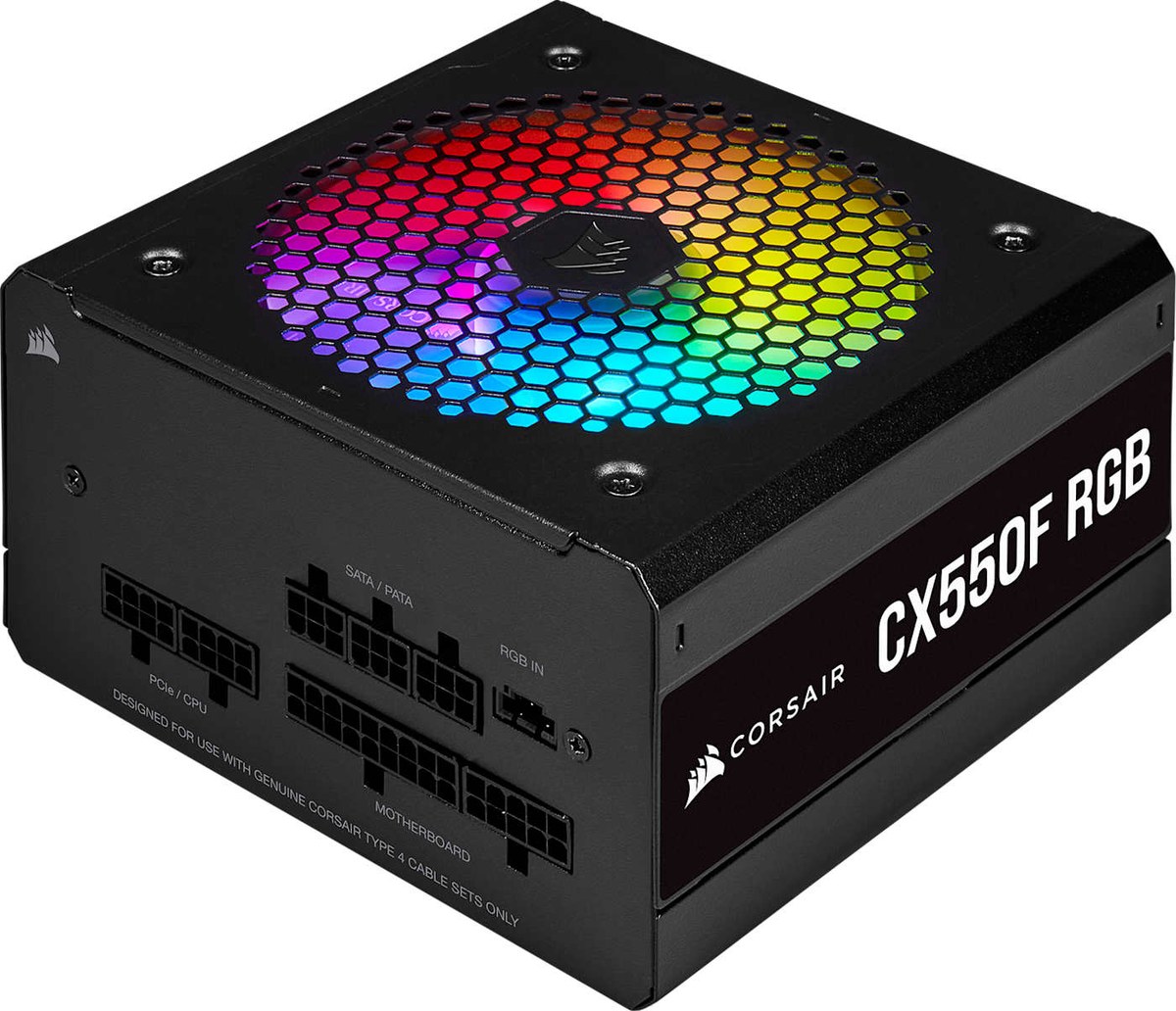 Power supplies — Corsair CX550F RGB 550 W Bronze