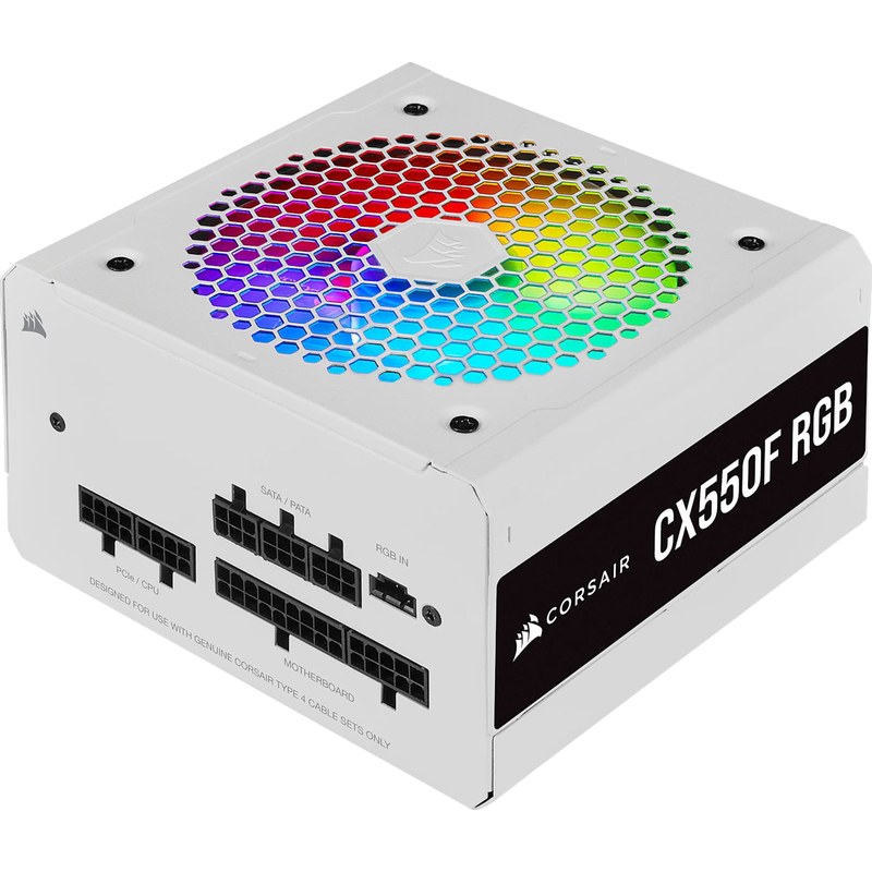 Alimentations — Corsair CX550F RGB White 550 W Bronze
