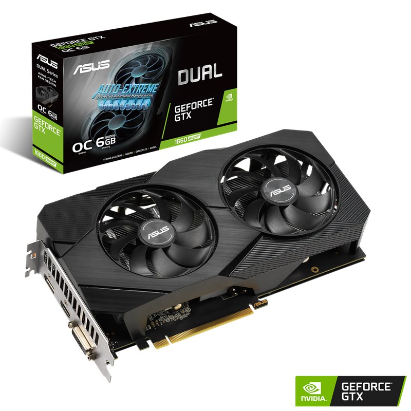 Grafikkarten — ASUS Dual GeForce GTX 1660 SUPER OC EVO