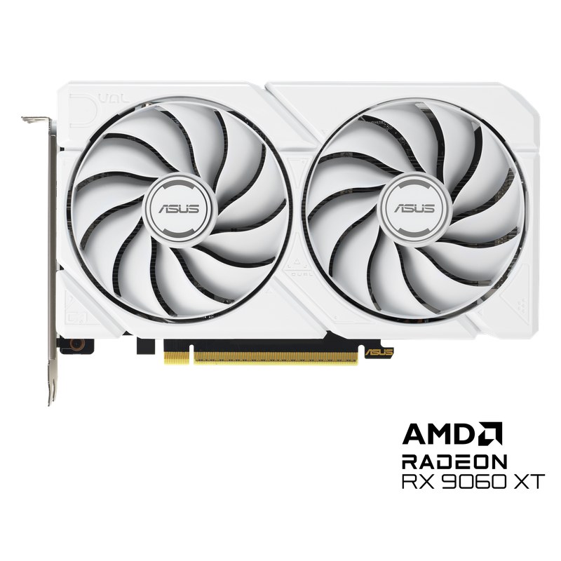 Grafikkarten — ASUS Dual Radeon RX 9060 XT White Edition