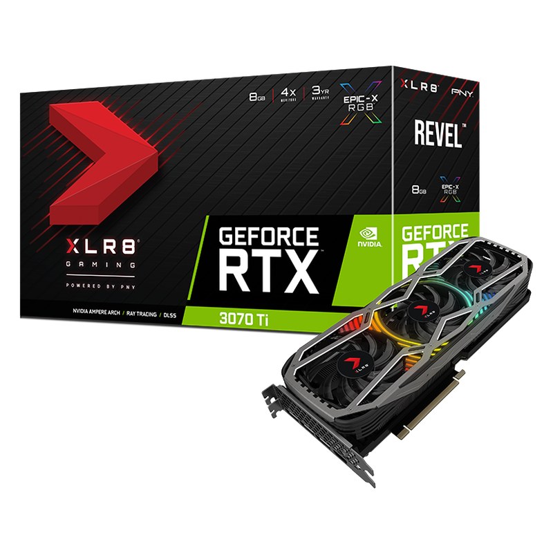 Grafikkarten — PNY GeForce RTX 3070 Ti XLR8 Gaming Revel