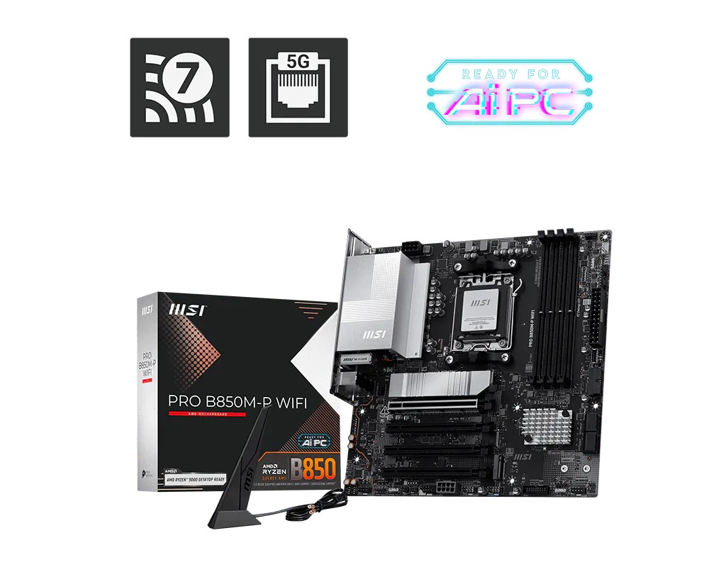 Mainboards — MSI PRO B850M-P WiFi