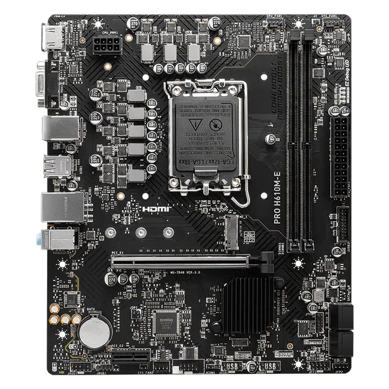Cartes mères — MSI PRO H610M-E