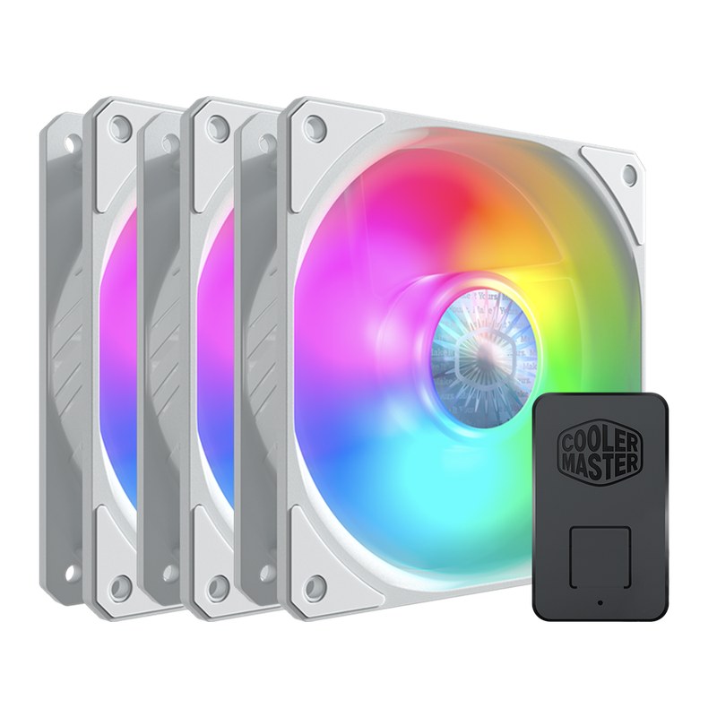 Lüfter — Cooler Master SickleFlow 120 ARGB White (pack de 3)