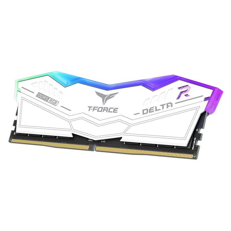 Mémoire RAM — Teamgroup T-Force Delta RGB White 32 Go DDR5-6000 CL38