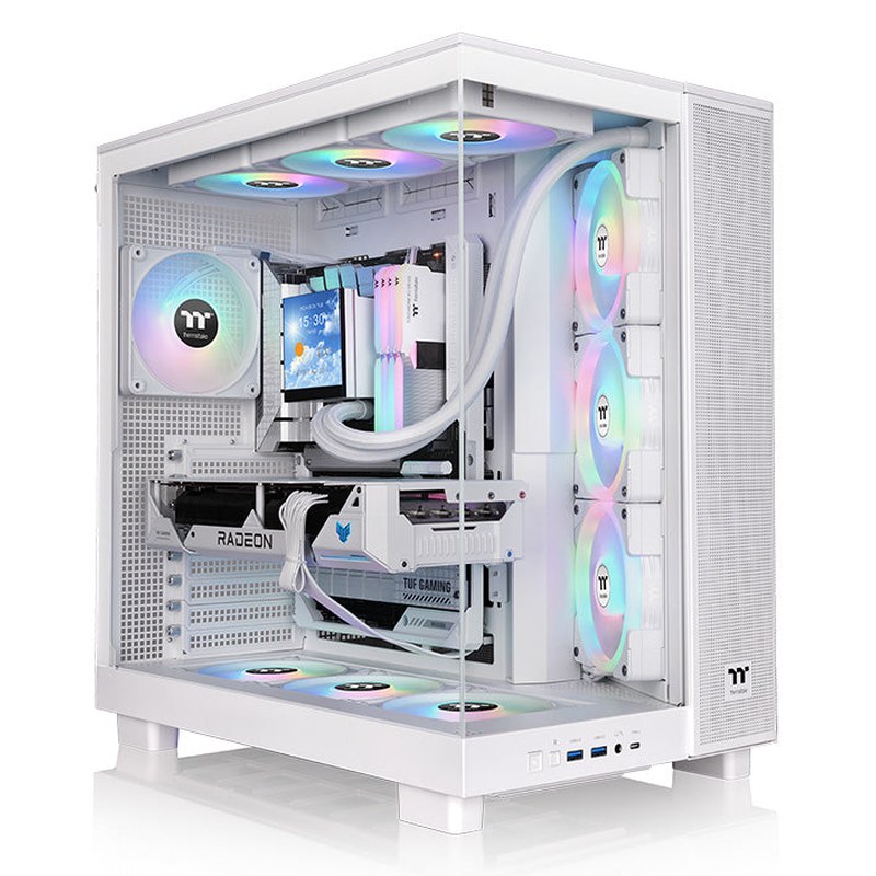 Boîtiers — Thermaltake View 380 XL TG ARGB Snow