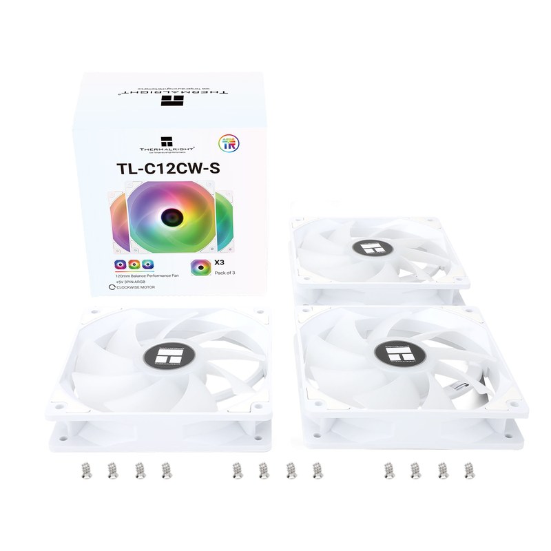 Lüfter — Thermalright TL-C12C White (pack de 3)