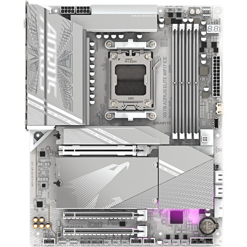 Mainboards — Gigabyte X870 AORUS Elite WIFI7 ICE
