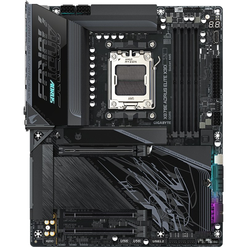 Cartes mères — Gigabyte X870E AORUS Elite X3D